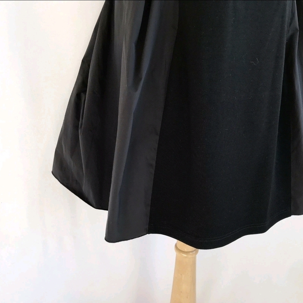 Jil Sander Short Sleeve  Little Black Cocktail Dress Knee Length 34 (Small) - Picture 5 of 9